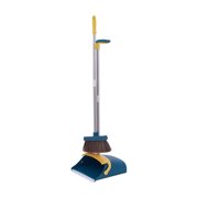 EGNMCR Cleaning Supplies, Sweeping Brooms And Dustpan Set, Cleaning Supplies Brooms And Dustpan Set For Home, Stainless Steel Handle Brooms With Dustpan Combo Set For Home Office Broom and dustpan