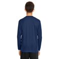 thumbnail image 2 of Youth Zone T-Shirt à Manches Longues Performance - SPORT Bleu Marine Foncé - TP, 2 of 3