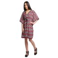 thumbnail image 3 of Moomaya Robes Caftan de Plage pour Femmes, Caftan Imprimé de Couverture de Bikini, Grande Taille, 3 of 4