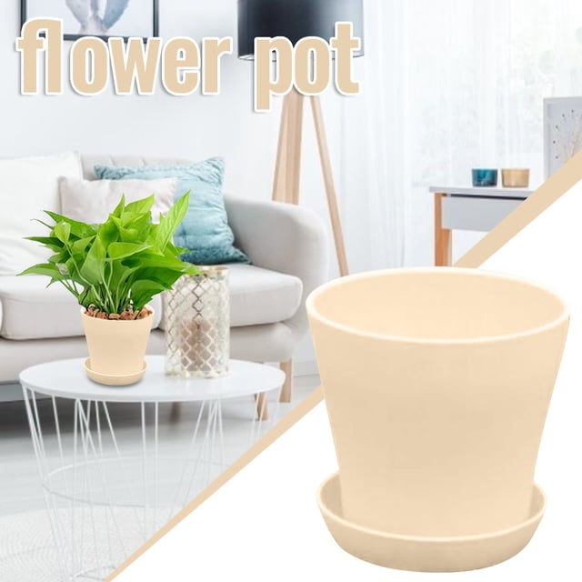 RYRDWP 3 Pcs Pot Ouvert Résine PP Balcon Plante Verte Jardinage Taille Haute Long Pot