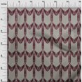 thumbnail image 2 of oneOone Viscose Jersey Fabric Chevron Ikat Print Fabric BTY 60 Inch Wide, 2 of 5