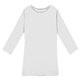thumbnail image 4 of Ixbnca Robe pour Femme Grande Taille Col Rond Manches Courtes Robes T-Shirt Décontractées Amples Été Robe Courte, 4 of 7