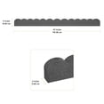 thumbnail image 3 of EzBorder Scallop Garden Border 2" Thick in Grey Colour - 2 Pack, 3 of 5