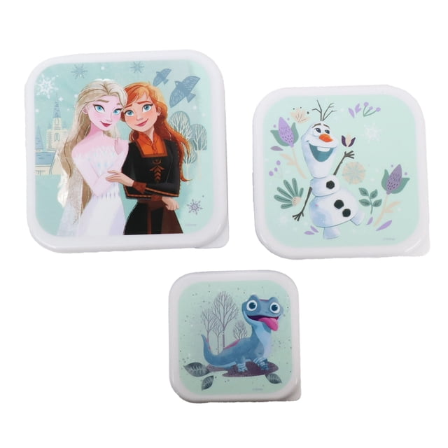 Frozen Ensemble de 3 Boîtes à lunch Carrées