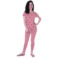 thumbnail image 2 of Moomaya Nightwear Set Watermelon Embroidery Slimfit Pyjamas Sleepwear 2 Pcs Set, 2 of 6