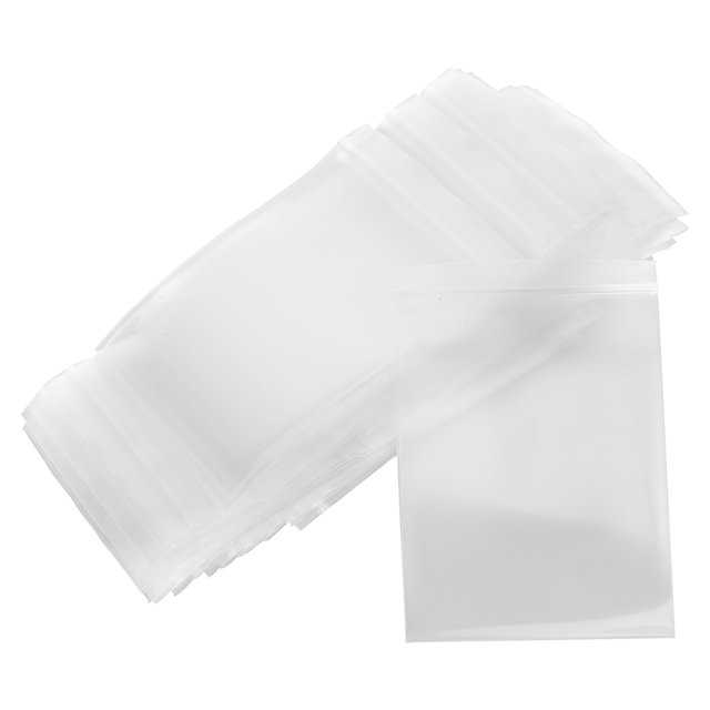 KAKOWELY Sacs d'Emballage Petits 100 Pcs Sac d'Emballage Refermable Aliments Pochettes Hermétiques Sacs de Rangement pour Aliments Refermables Sac Scellé Refermable Petits Sacs Sac Refermable