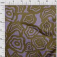 thumbnail image 3 of oneOone Cotton Flex Dark Olive Green Fabric Abstract Floral Sewing Craft Projects Fabric Prints By Yard 40 Inch Wide, 3 of 4