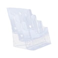 thumbnail image 1 of S SERENABLE Support de Brochure en Acrylique Présentoir de Brochures pour Documents Menu Restaurant A5 3 Niveaux, 1 of 9