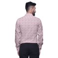 thumbnail image 2 of BESTMAN Printed Formal Shirts For Men Spread Collar Cotton Shirt, 2 of 5