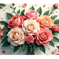thumbnail image 4 of Floral Backdrop Banner Daisies Decoration for Wedding Party Supplies Event Background Photography Spring Summer Decor Celebration, 4 of 4