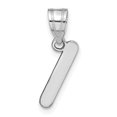thumbnail image 1 of Diamond2Deal 14K Pendentif Initiale Lettre I en Or Blanc pour Femmes, 1 of 6