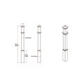 thumbnail image 2 of Vita Classic Sturbridge Lamp Post, White Vinyl, VA94428, 2 of 5