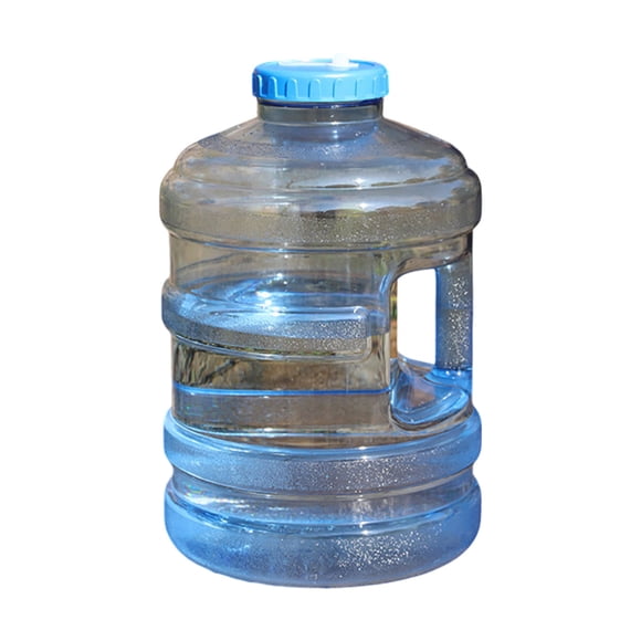 Camping Water Jug 5 Gallons with Faucet Transparent BPA Free Water Storage Container, Outdoor Water Tank with Handle for Hiking Sports Emergency Drinking Water Supply and Home Use