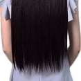 thumbnail image 4 of Miangastore Pièce de Cheveux Synthétique Longue Lisse à Clip Extension de Cheveux Accessoire de Coiffure pour Femmes, 4 of 8