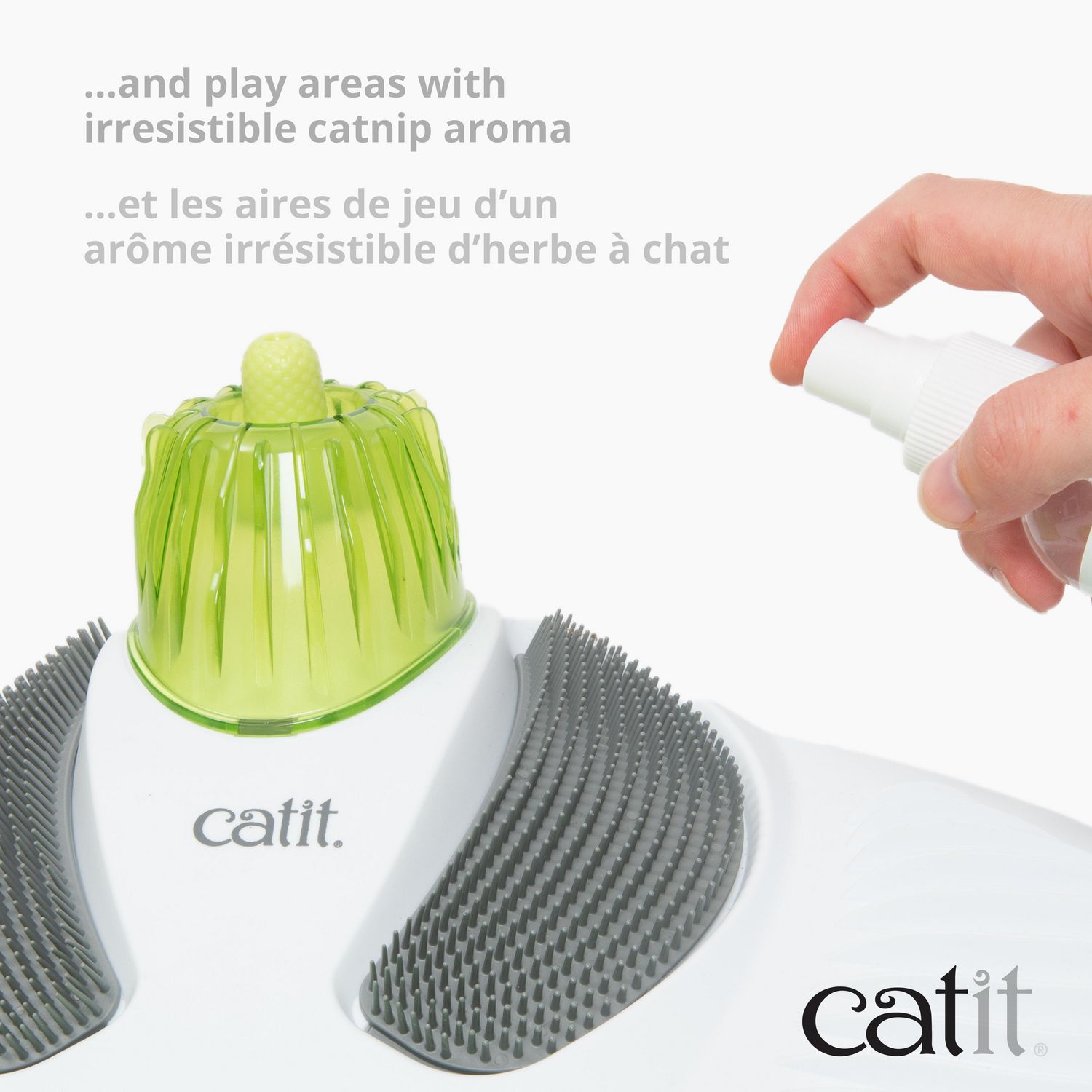 Catit Vaporisateur d'Herbe à Chat pour Chats, 60mL