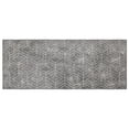 thumbnail image 1 of 2-ft x 5-ft Malika Grey Printed Floor Mat, 1 of 5