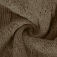 thumbnail image 5 of Yuyuzo Chandail Oversize pour Femmes Col Roulé Manches Longues Tricoté Confortable Couleur Unie, 5 of 5