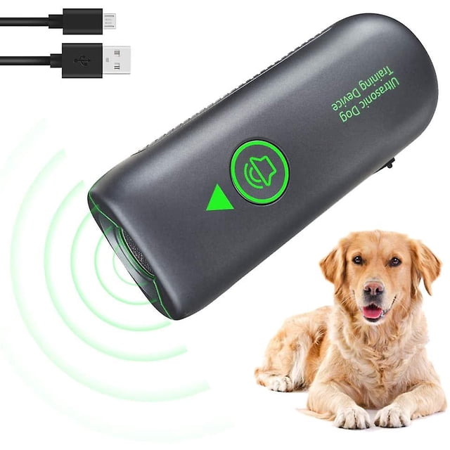 Anti Barking Device, Ultrasonic Dog Bark Control Device Handheld Anti Barking Deterrent Waterproof Stop Barking Dog Anti-bark Stopper Led Indicate Ind