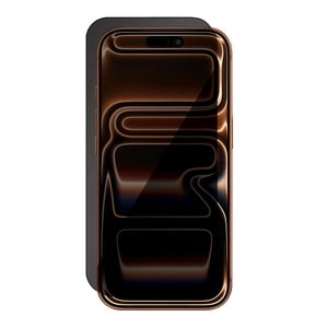Onn Protection de la vie privée Premium Protecteur d'écran en verre trempé à amortisseur et à impact iPhone 17 Pro Max
