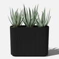 thumbnail image 2 of Veradek Demi Series Span 36" Plastic-Stone Planter - (Black), 2 of 12