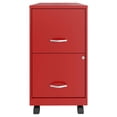 thumbnail image 2 of Space Solutions Armoire Mobile de 18 Pouces à 2 Tiroirs pour Bureau, Rouge, 2 of 6