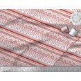 thumbnail image 2 of Soimoi Red Poly Georgette Fabric Aztec Geometric Fabric Prints By Yard 42 Inch Wide, 2 of 3