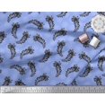 thumbnail image 2 of Soimoi Rayon Fabric Floral & Peacock Feather Print Fabric by Yard 42 Inch Wide, 2 of 3