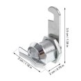 thumbnail image 3 of SHISUYAN 2pcs Cabinet Security Locks Cam Locks Cupboard Locks Electric Box Safety Locks, 3 of 8