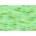 thumbnail image 1 of Ahgly Company Machine Washable Indoor Rectangle Transitional Green Area Rugs, 7' x 10', 1 of 7