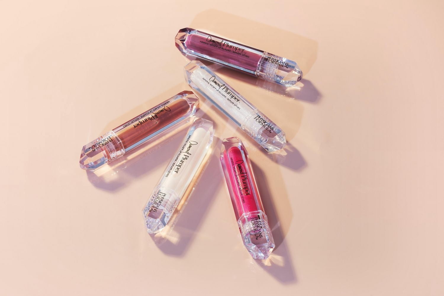 Mineral Wear Diamond Glow Lip Plumper Pink Radiant Cut