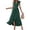 Green, variant on LOVZFMLL Dresses Women's Casual Solid Color Embroidered Lace Cuffs-neck Dress