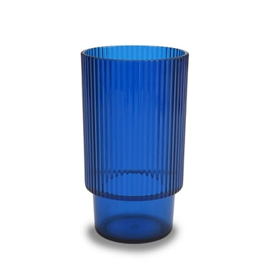 Blue Acrylic Highball Glass 590ml, Set of 4