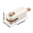 thumbnail image 2 of Portable Mini Sealer for Food Freshness Preservation Handheld Heat Sealing Machine for Food Storage, 2 of 3