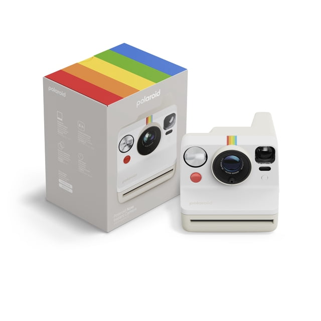 Polaroid Now Generation 3 Instant Camera - Pebble White