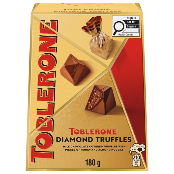 Toblerone Milk Chocolate Diamond Truffles 180g