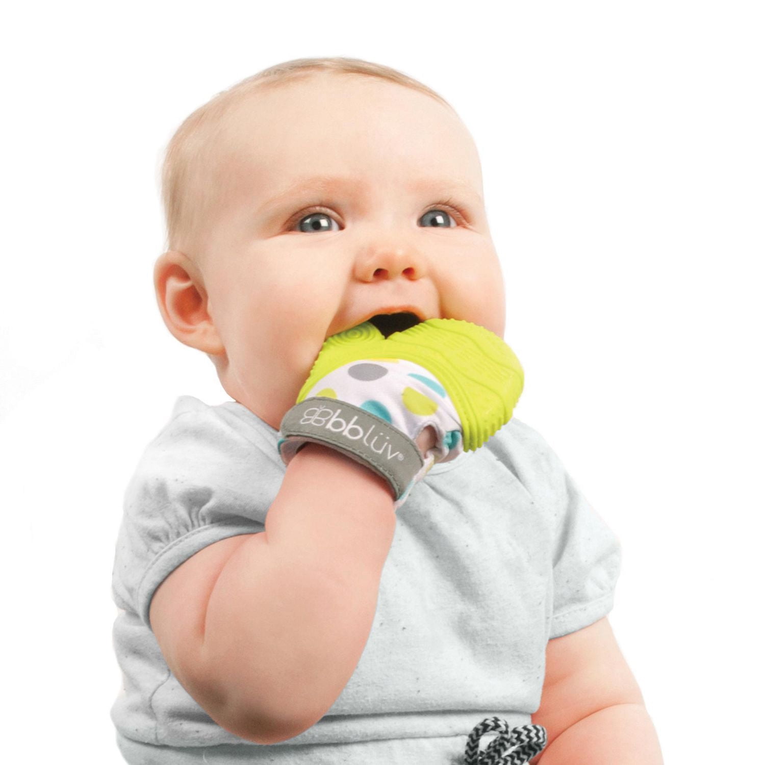 bblüv - Glüv - Mitaine de dentition en silicone pour bébé