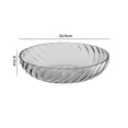 thumbnail image 1 of Round Table for Living Room Transparent Crystal Fruit Bowl, Large Opening Snack Bowl for Home Tea Table, Tea Table for Living Room, 1 of 2
