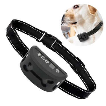 Bark Collar Barking Control Training Collar Dog Training Collar Rechargeable Dog Shock Collar with 3 Training Modes Beep Vibration Shock Sensitivity Adjustment Dog Trainer