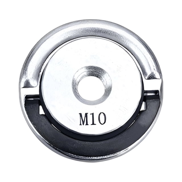 1 Pcs Angle Grinder Tool Flange Nut,1.77 inch Locking Retaining Flange Nut,Quicklock Angle Grinding Flange Nut Quick Release,Easy Install Secure Hold for Replacement & Fixing Cutting Disc,(M10)