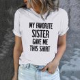 thumbnail image 1 of XZNGL Womens Funny Printed Pattern Casual Fashion Soild Color Short Sleeve Tops Blouse, 1 of 1