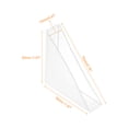 thumbnail image 2 of Lot de 50 Protège-Coins 12x70 mm en Plastique pour Coins Droits, Coussin, Blanc, 2 of 6