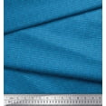 thumbnail image 3 of Soimoi Tissu Georgette Poly Bleu Tissu à Imprimé Mosaïque à Rayures au Mètre 52 Pouces de Large, 3 of 3