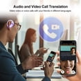 thumbnail image 3 of AI Translation Earbuds Real Time, 164 Language Translator Earbud, 3 in 1 Noise Canceling  IP4 Water Proof Translator Earbuds with 7 Translation Modes 36H Playtime, 3 of 7