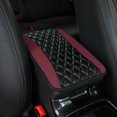 thumbnail image 1 of Leather Car Armrest Box Mat Universal, Soft Microfiber Center Console Cover with Non-Slip Sponge Backing, Protects Against Spills Scratches and Pet Claws for SUV Truck and Sedan Interiors, 1 of 8