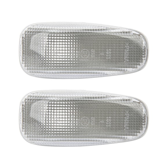 2 Pcs Feux de Signalisation avant Arrière Latéraux, Lampe de Clignotant OE 2108200921, Remplacement de Lumière d'Indicateur pour SLK 1996-2000 E Class 1995-2003 Vaneo W414 2002-2005