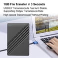 thumbnail image 4 of MesaSe External Hard Drive USB 3.0 Portable Solid State Drive with Stable 5Gbps Transmission 2.5‘‘ Metal Hard Drive for Notebook PC Android & Windows, 4 of 6
