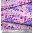 thumbnail image 2 of Soimoi polyester Crepe Fabric Leaves & Texture Printed Fabric 1 Yard 52 Inch Wide, 2 of 2