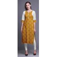 thumbnail image 2 of Bimba Robe Kurti Longue en Coton Imprimé Tunique Droite Robes pour Femmes Haut Indien-Moyen, 2 of 6