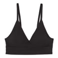 thumbnail image 2 of George Women's Ribbed V-Neckline Bralette, 2 of 3