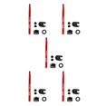 thumbnail image 1 of ZheElen Polyvalent Tubeless Pneu Presta Valve Extender pour et Vélos de Route 80mm Rouge 50mm 80mm 5Set, 1 of 6